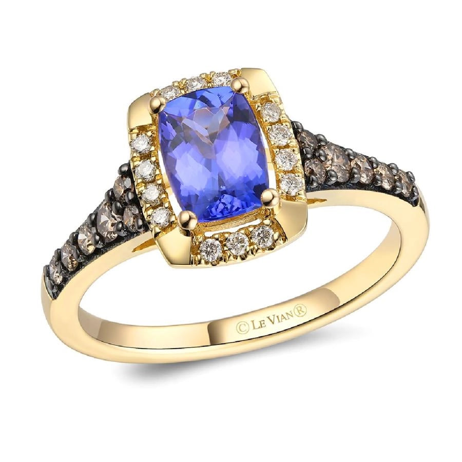 Le Vian Rings in Yellow Gold containing Tanzanite, Multi-gemstone, Diamond TSLE126