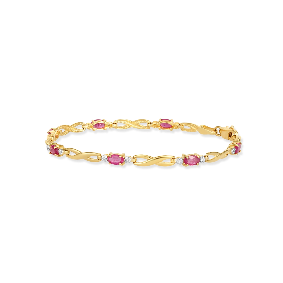 Bracelets Bracelets in Yellow Gold containing Multi-gemstone, Diamond, Ruby 455212