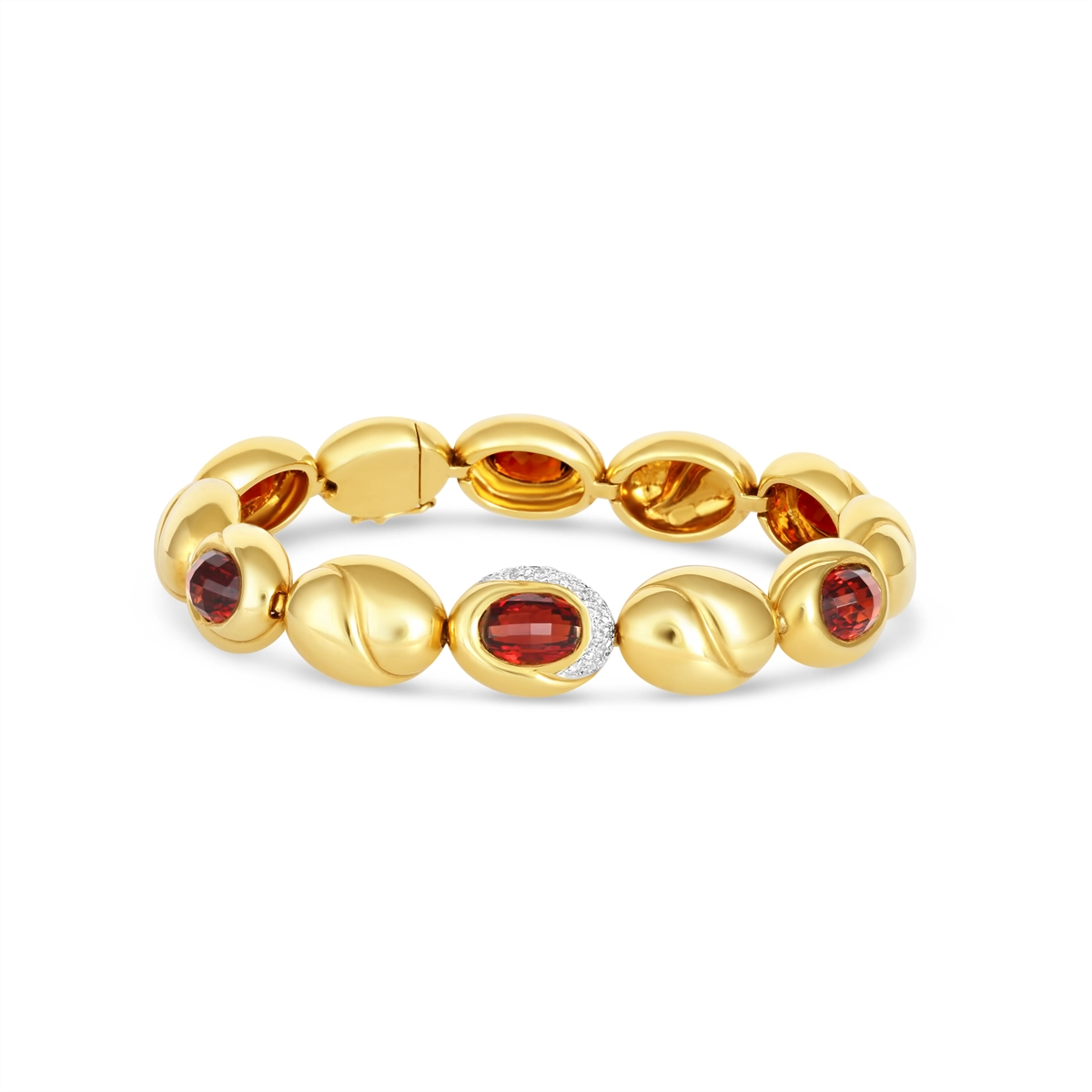 Bracelets Bracelets in Yellow Gold containing Citrine, Multi-gemstone, Diamond 455217