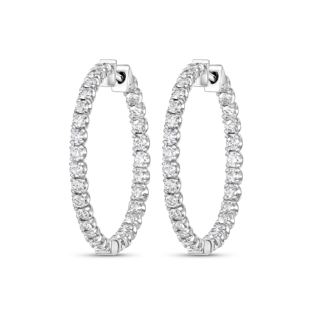 Earrings Earrings in White Gold containing Diamond 445222