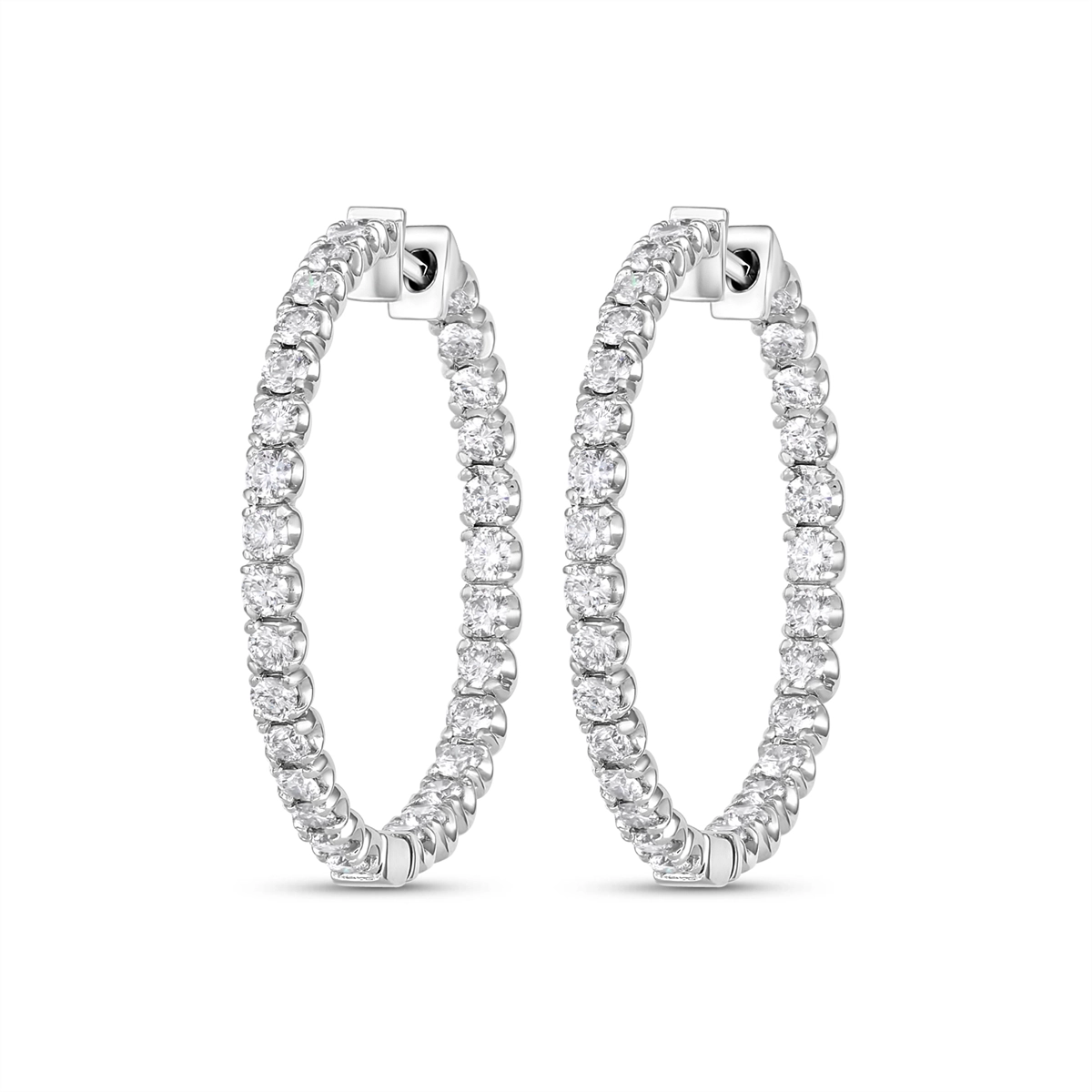 Earrings Earrings in White Gold containing Diamond 445222