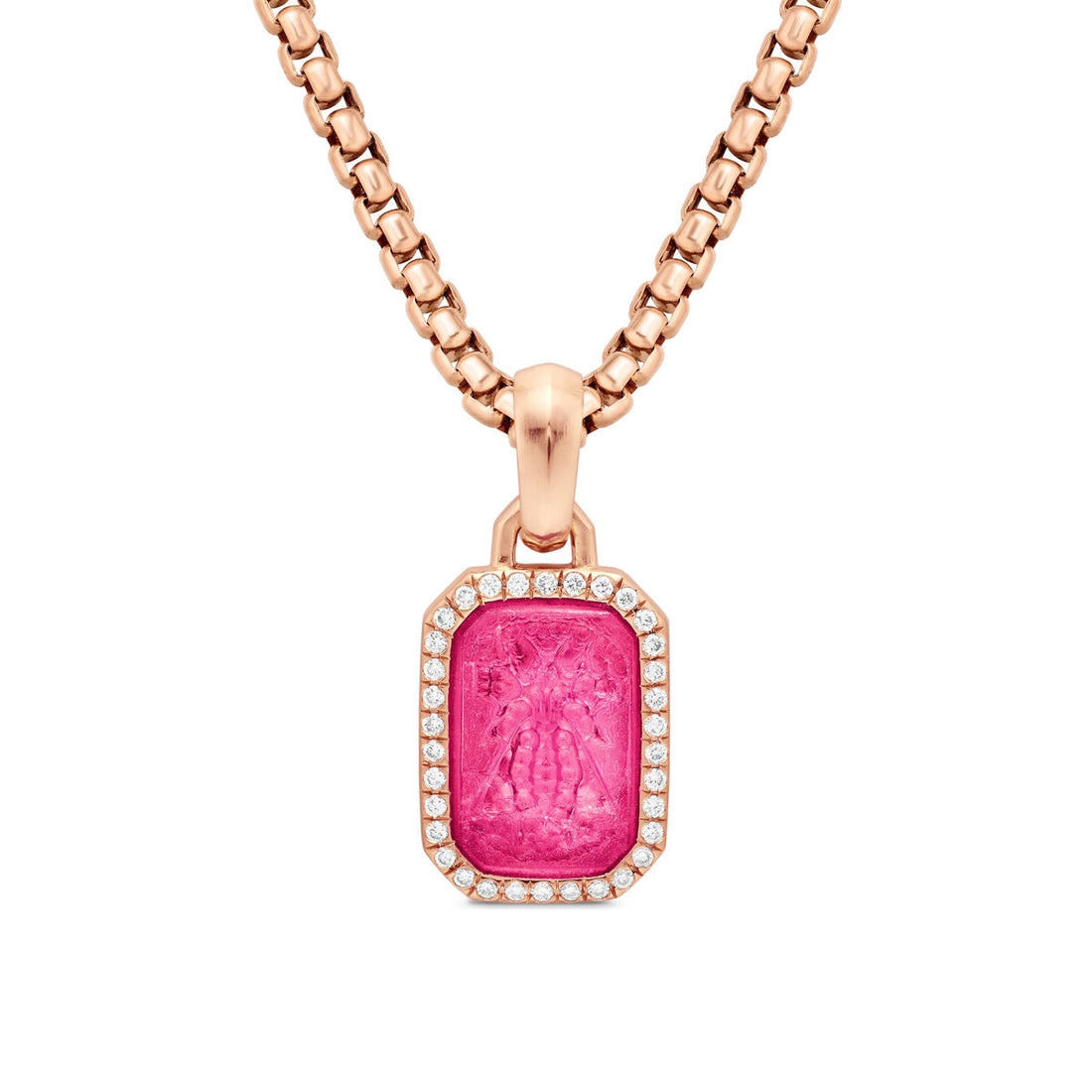 David Yurman Pendants in Rose Gold containing Other, Multi-gemstone, Diamond D14855D8RPRBDI