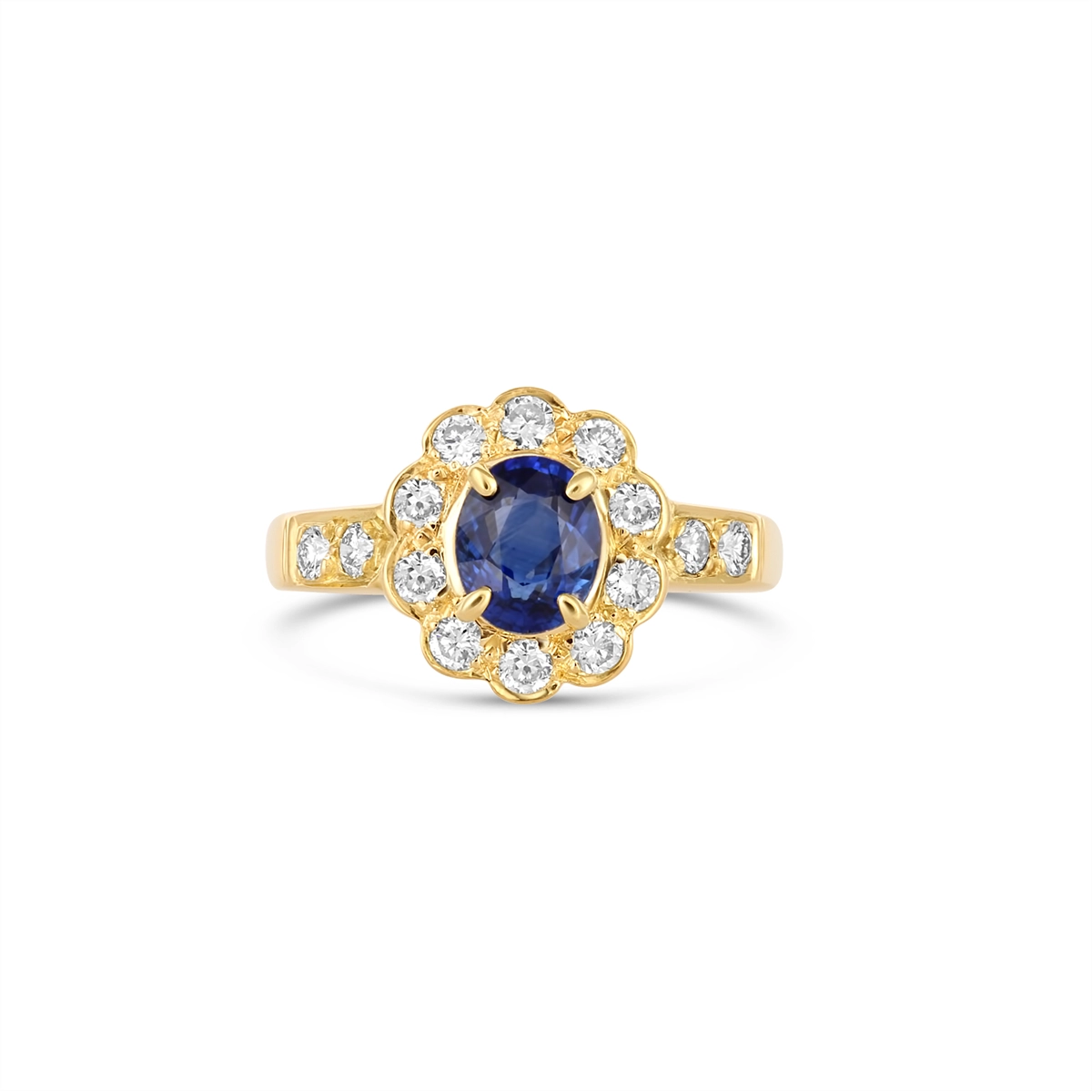 Rings Rings in Yellow Gold containing Multi-gemstone, Diamond, Sapphire 455242