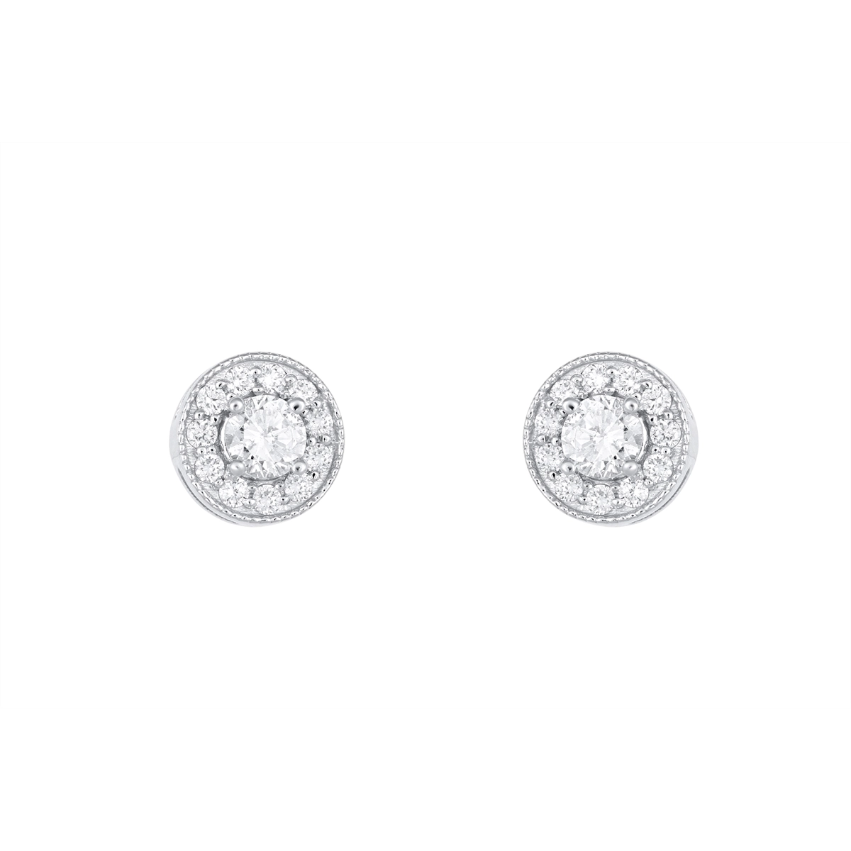 Earrings Estate Jewelry in White Gold 455253