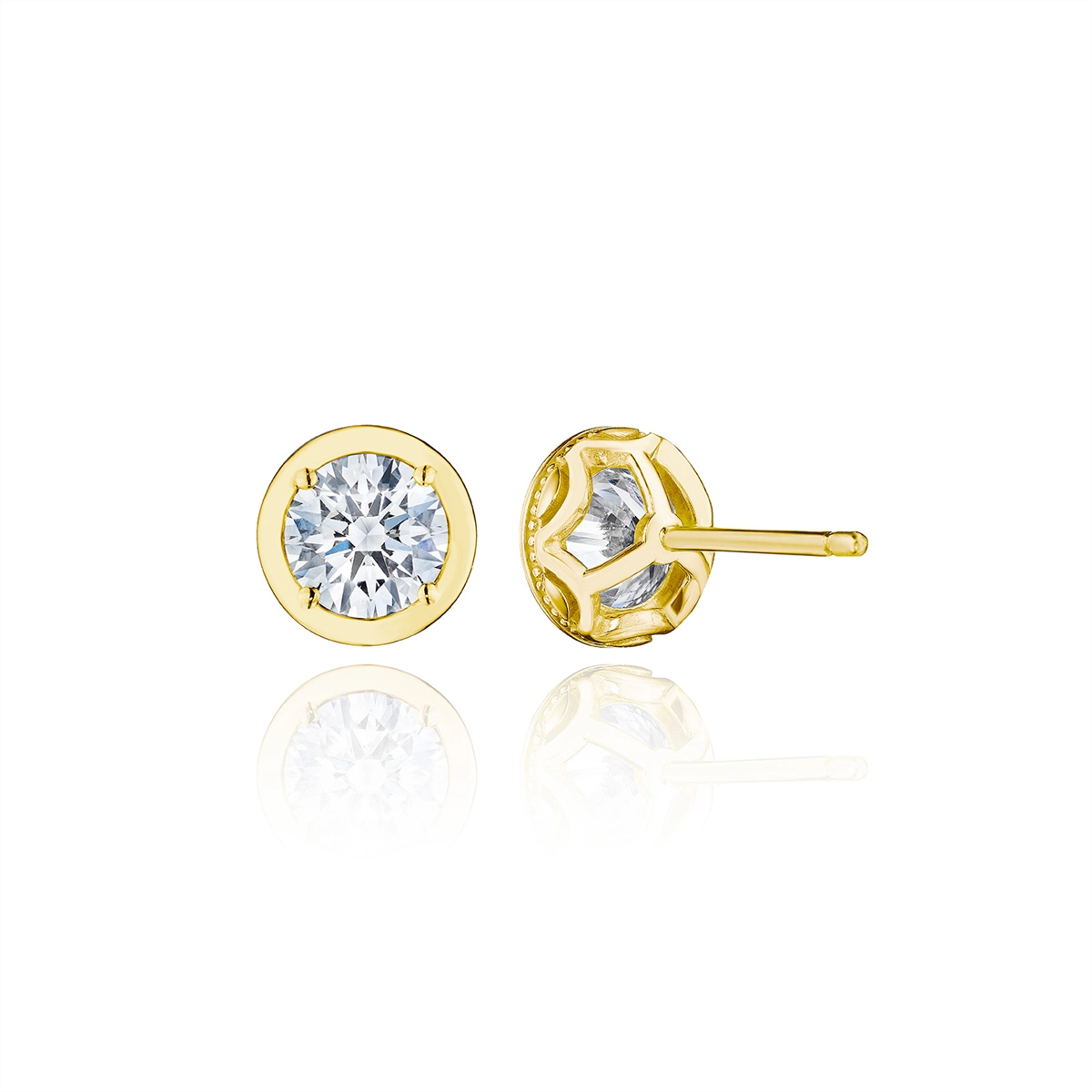 Tacori Earrings in Yellow Gold FE 823 RD 6 Y