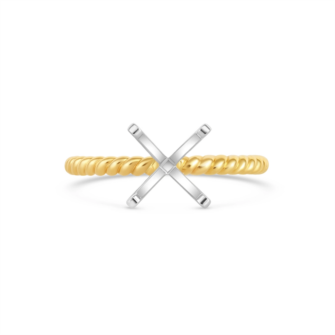 Gabriel & Co Engagement Rings in Mixed Metals ER9017M8JJJ