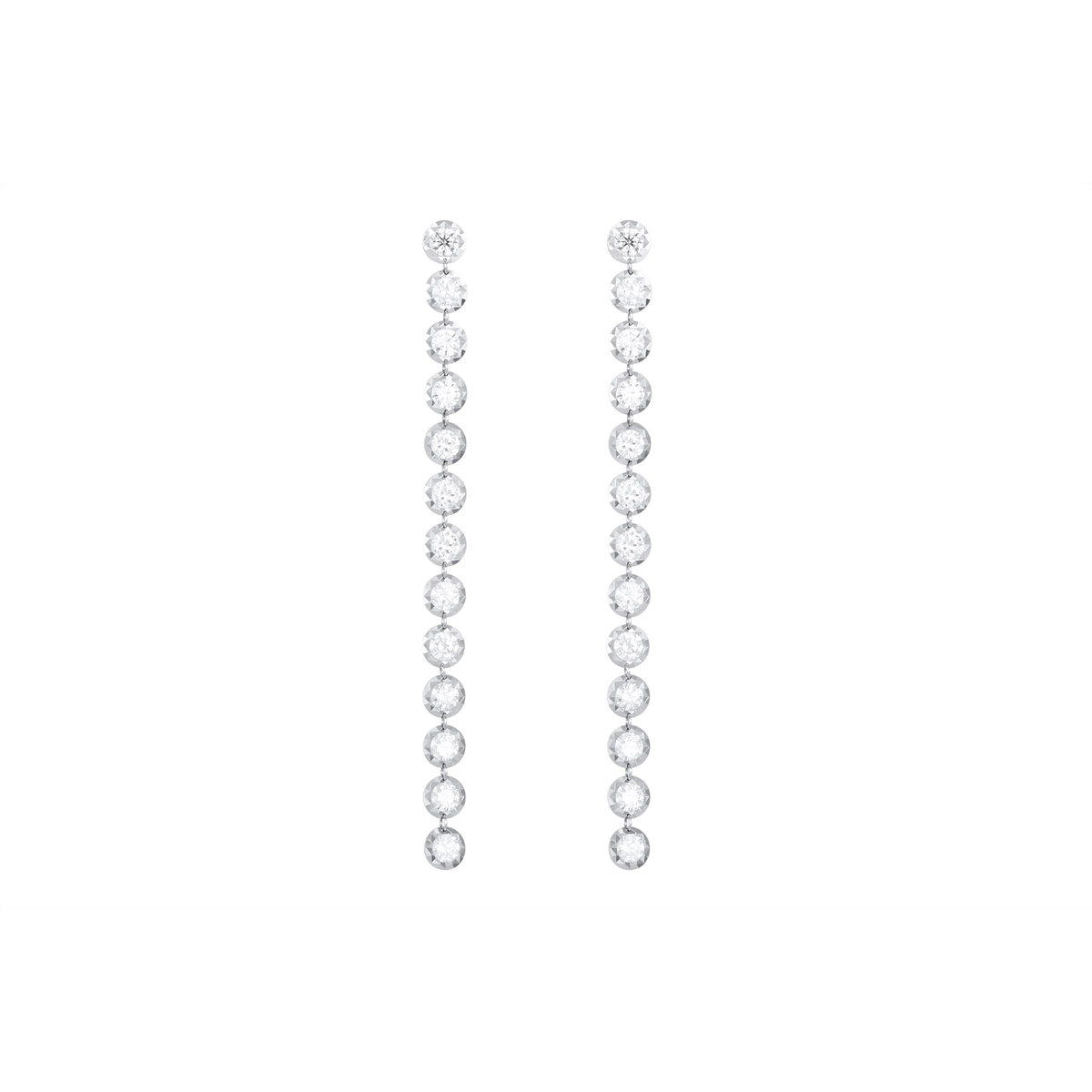 Earrings Earrings in White Gold containing Diamond 455380