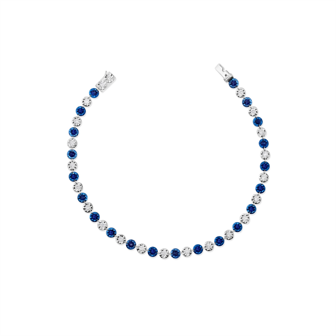 Bracelets Bracelets in White Gold containing Multi-gemstone, Diamond, Sapphire 455382