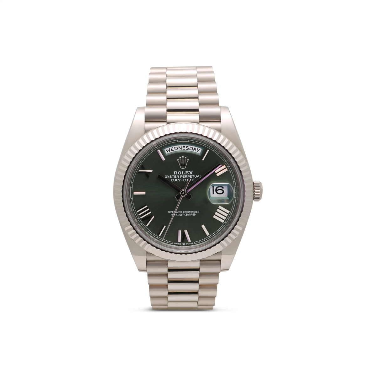 Preowned Rolex watch in White Gold M228239-0033