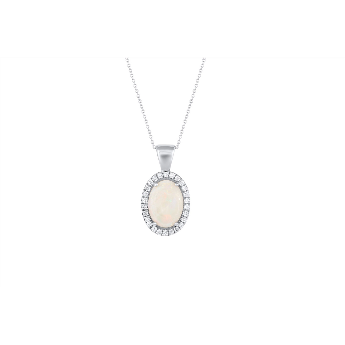 Pendants Pendants in Platinum/Palladium containing Opal, Multi-gemstone, Diamond 455481