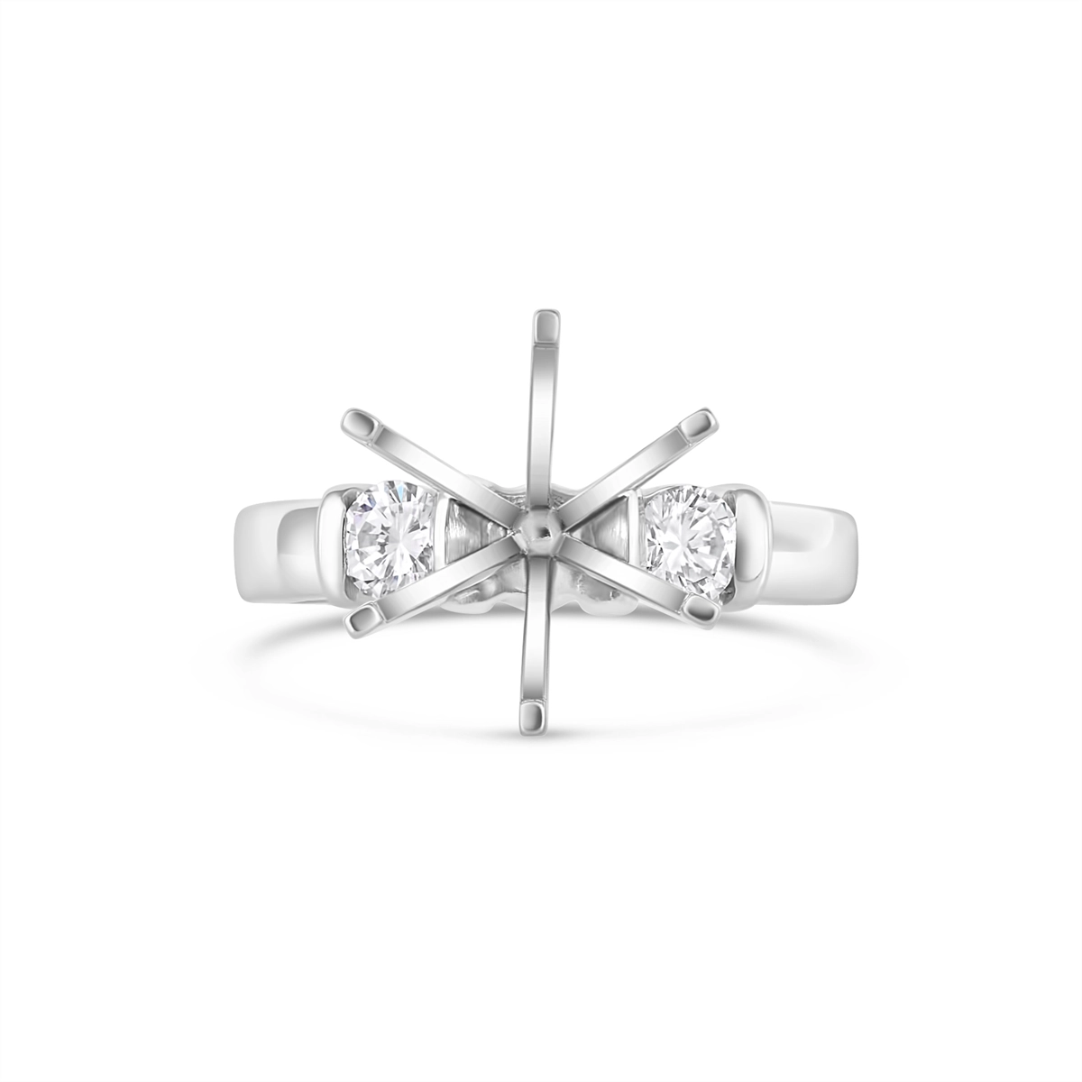 Engagement Collections Engagement Rings in Platinum/Palladium containing Diamond 455486