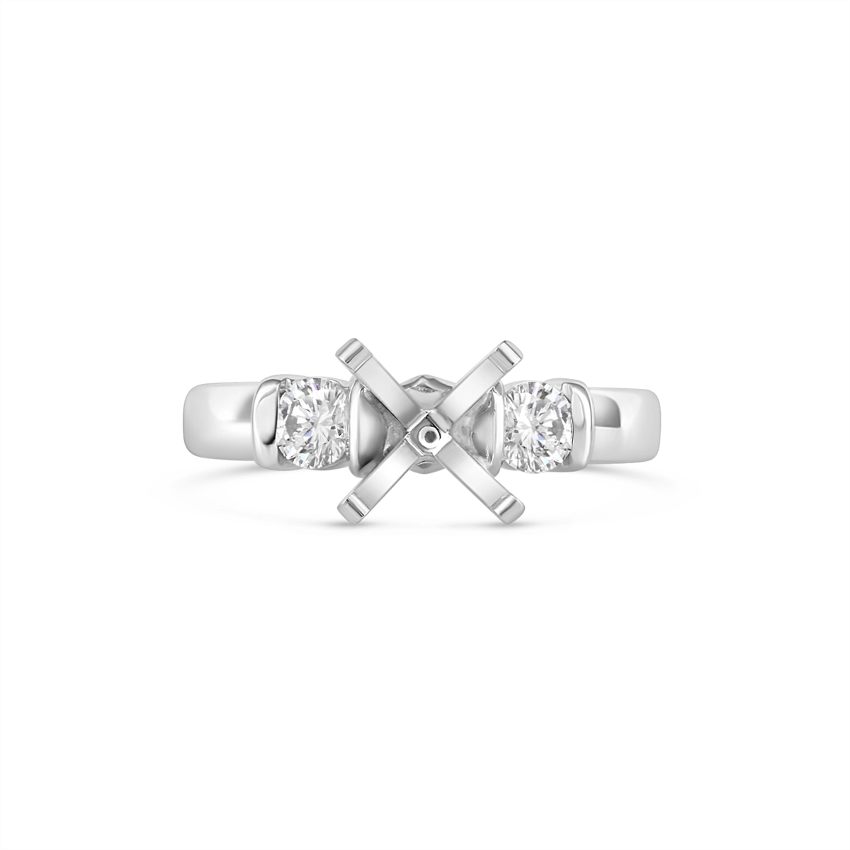 Engagement Collections Engagement Rings in Platinum/Palladium containing Diamond 455486