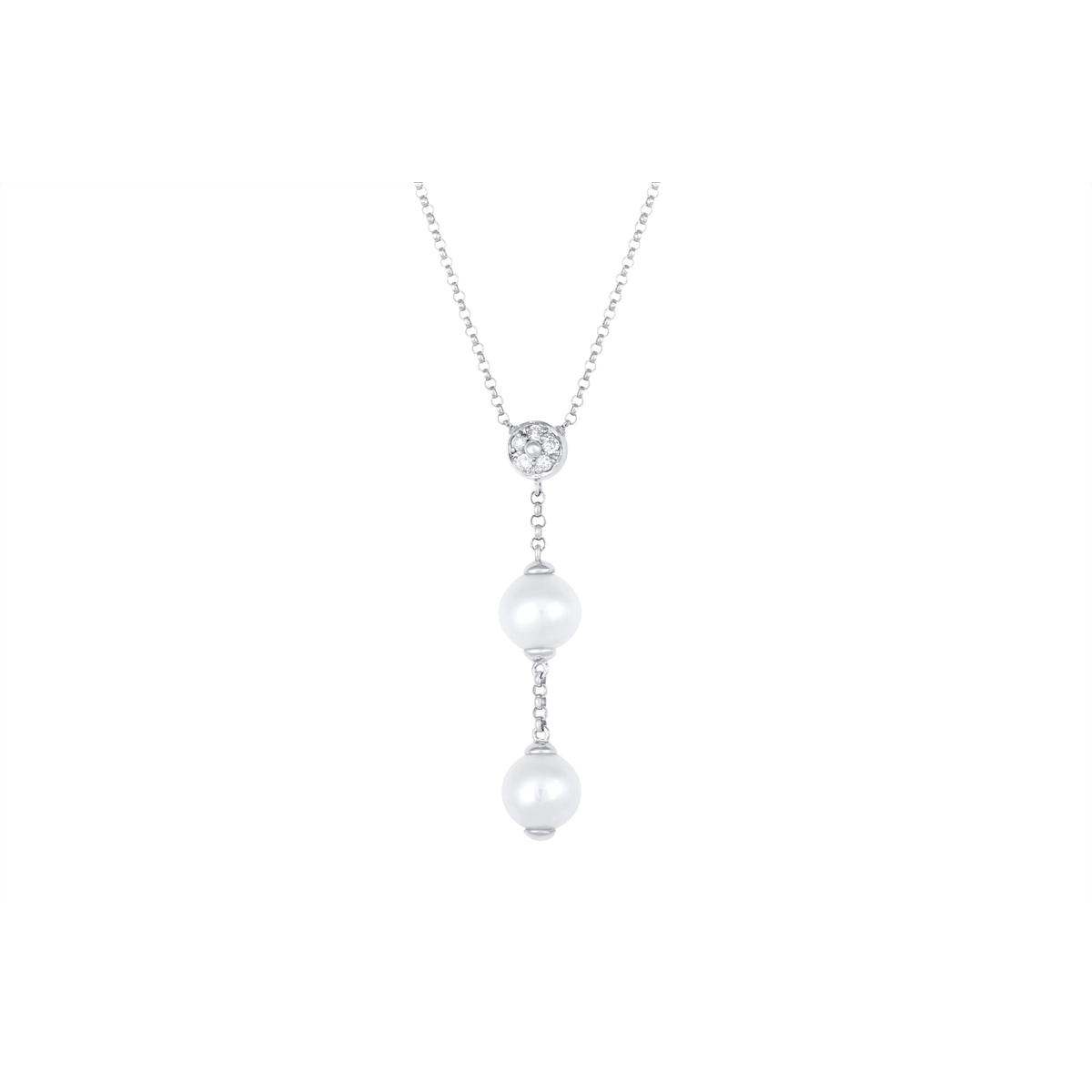 Necklaces Jewelry in White Gold 455492