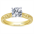 Gabriel & Co Engagement Rings in Mixed Metals 455503