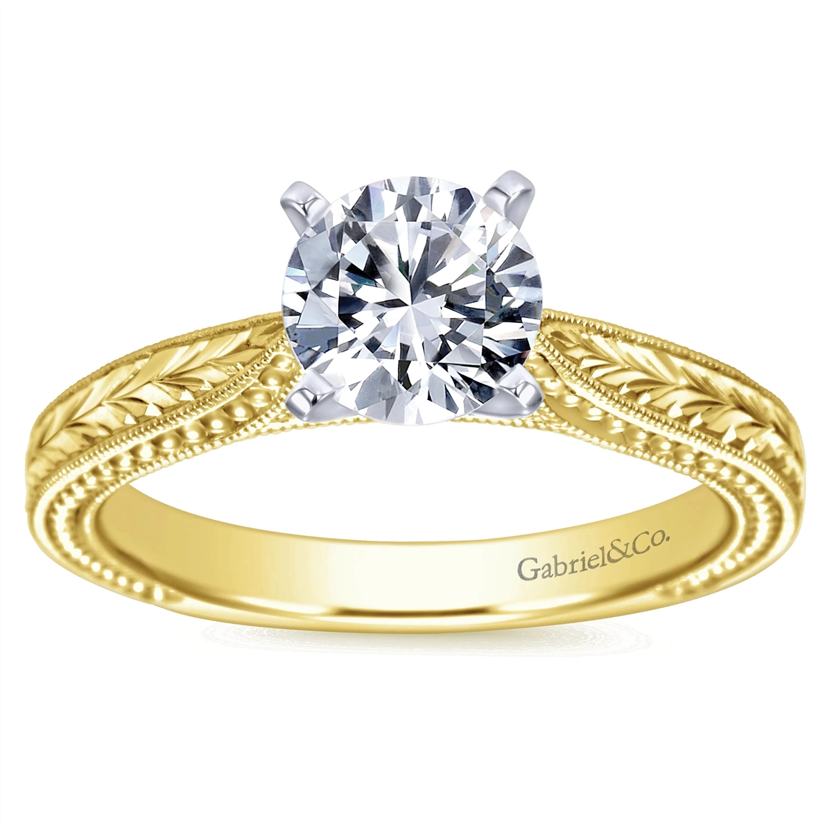 Gabriel & Co Engagement Rings in Mixed Metals 455503
