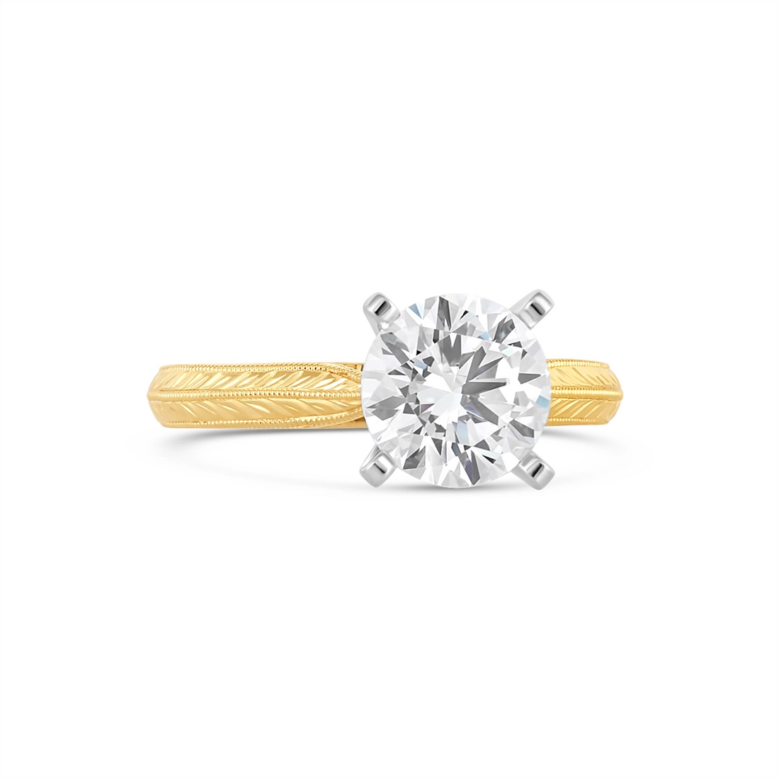 Gabriel & Co Engagement Rings in Mixed Metals ER6707M8JJJ