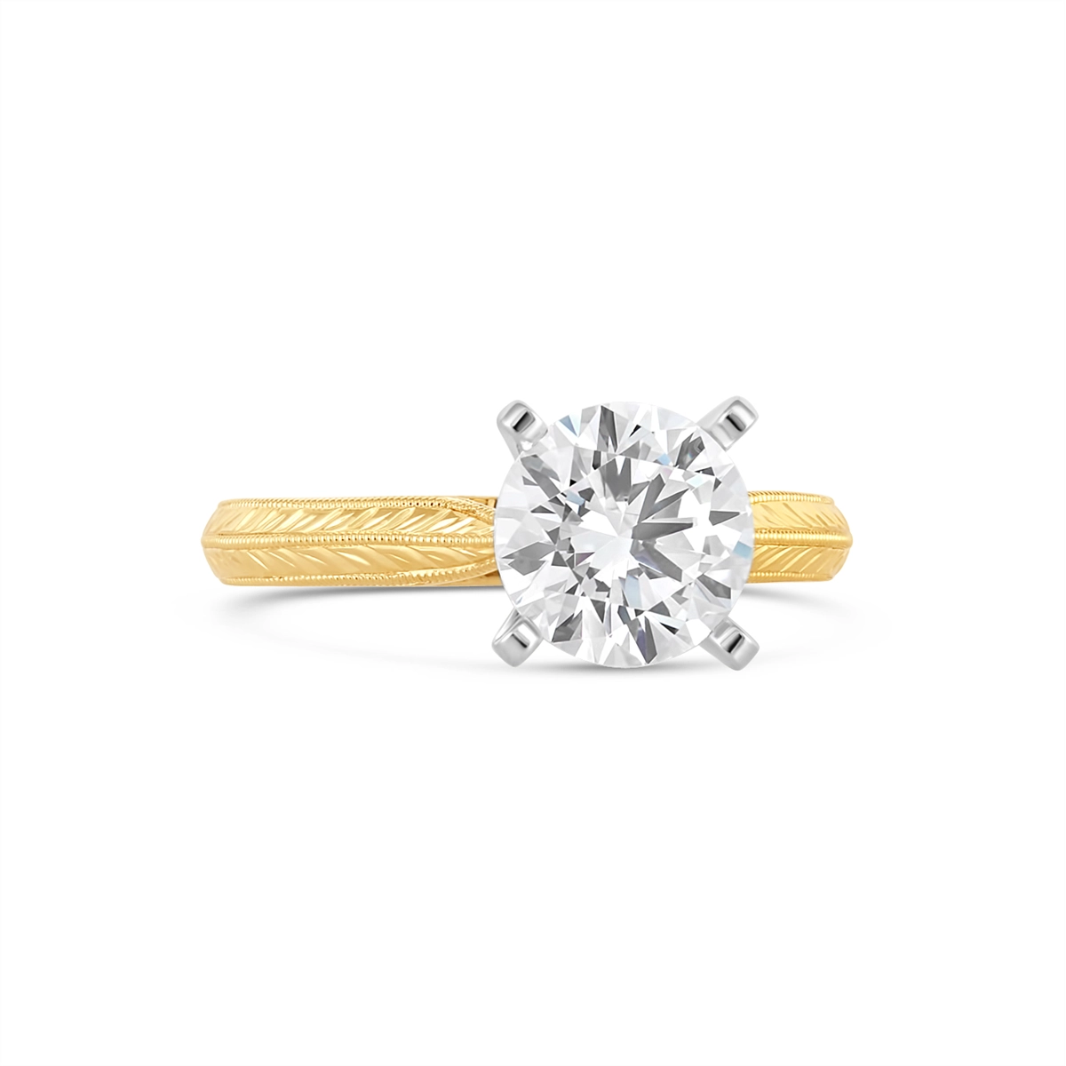 Gabriel & Co Engagement Rings in Mixed Metals ER6707M8JJJ