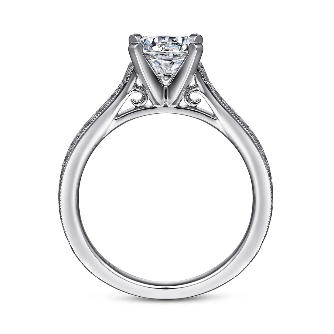Gabriel & Co Engagement Rings in White Gold ER7222W8JJJ