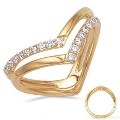 Wedding Bands Wedding Rings in Yellow Gold containing Diamond 455517
