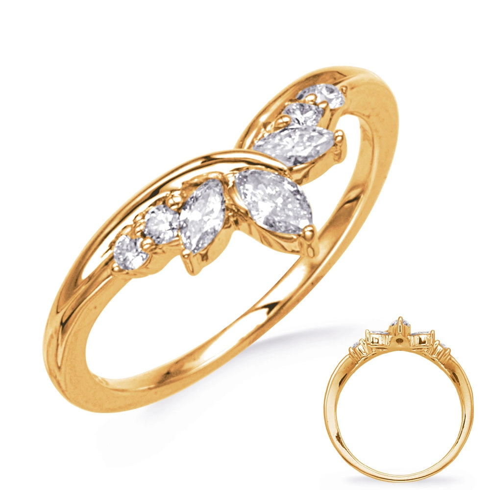 Wedding Bands Wedding Rings in Yellow Gold containing Diamond 455518