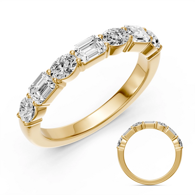 Wedding Bands Wedding Rings in Yellow Gold containing Diamond 455522