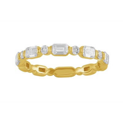 Wedding Bands Wedding Rings in Yellow Gold containing Diamond 455523