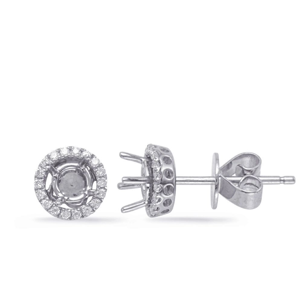 Earrings Earrings in White Gold containing Diamond 455524