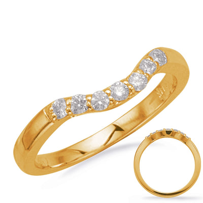 Wedding Bands Wedding Rings in Yellow Gold containing Diamond 455529