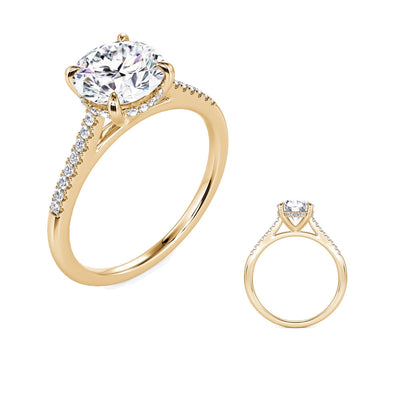 Engagement Collections Engagement Rings in Yellow Gold containing Diamond 455540