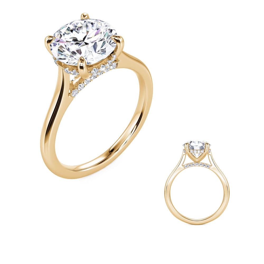 Engagement Collections Engagement Rings in Yellow Gold containing Diamond 455541