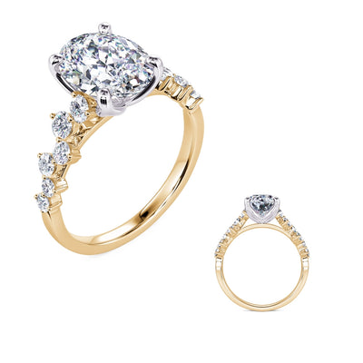 Engagement Collections Engagement Rings in Mixed Metals containing Diamond 455545