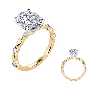 Engagement Collections Engagement Rings in Mixed Metals containing Diamond 455546