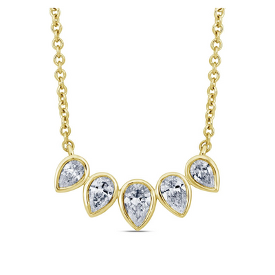 Necklaces Necklaces in Yellow Gold containing Diamond 455547