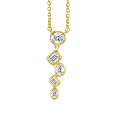 Necklaces Necklaces in Yellow Gold containing Diamond 455548
