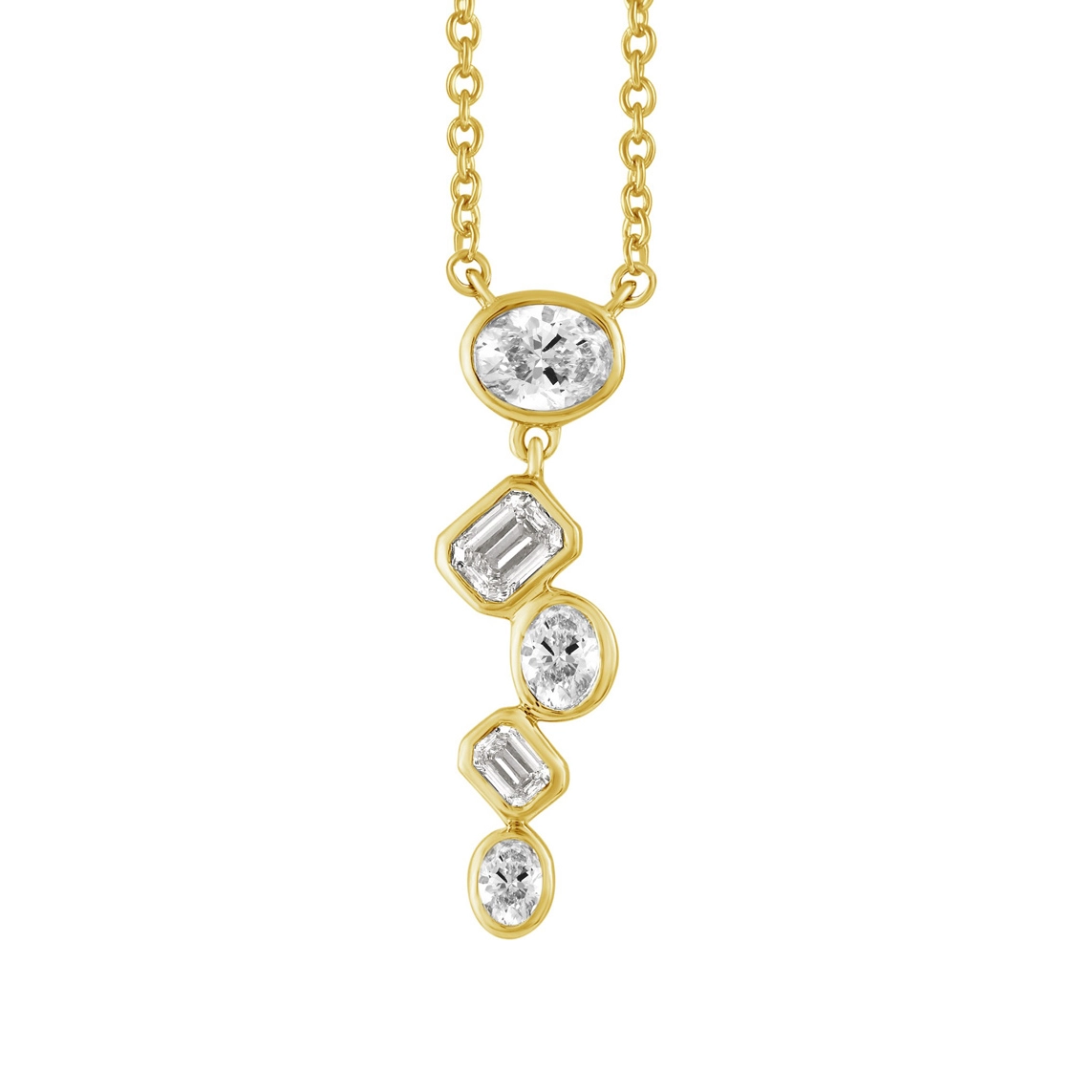 Necklaces Necklaces in Yellow Gold containing Diamond 455548
