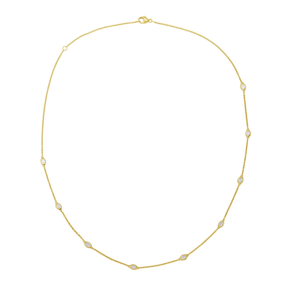 Necklaces Necklaces in Yellow Gold containing Diamond 455549