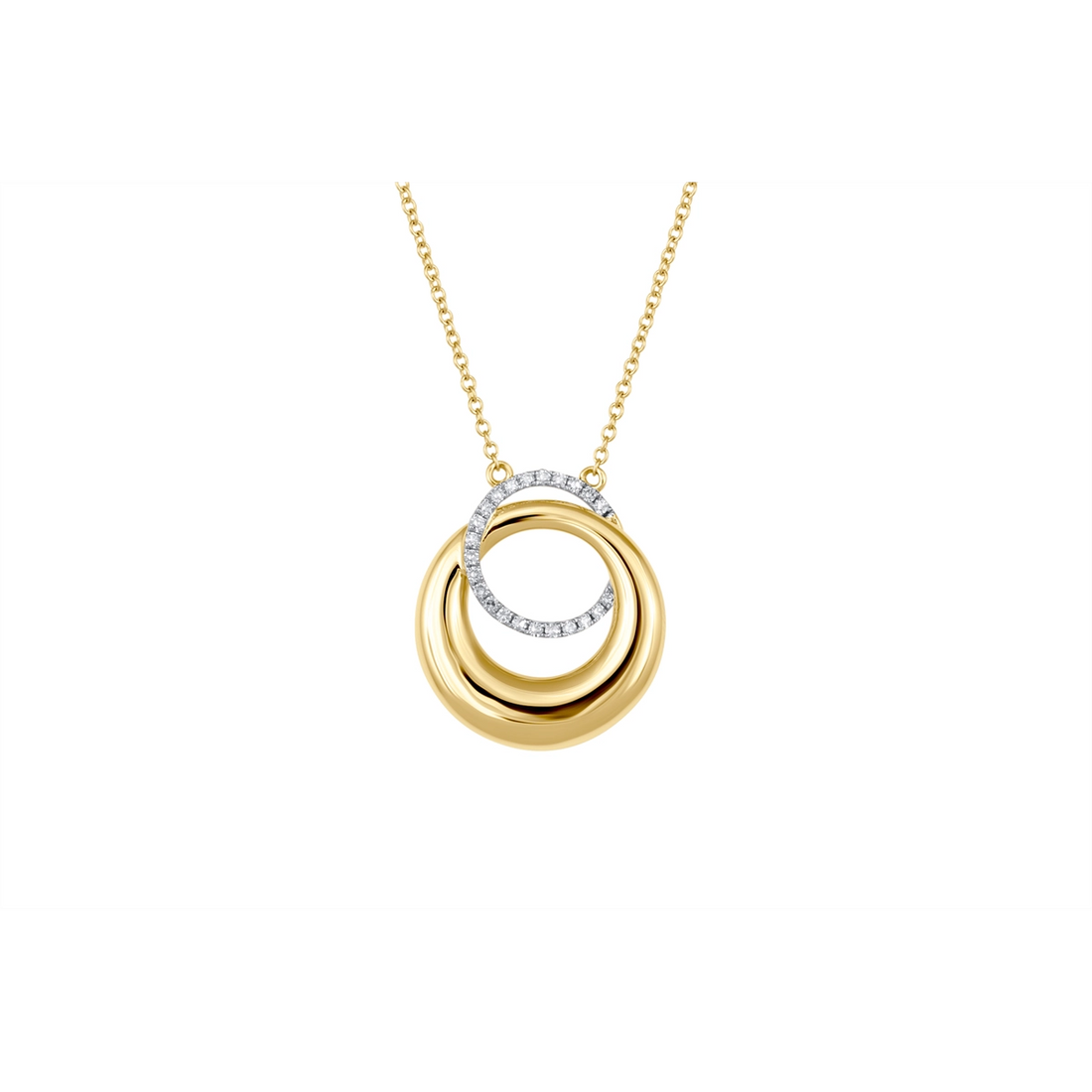 Necklaces Necklaces in Mixed Metals containing Diamond 455719