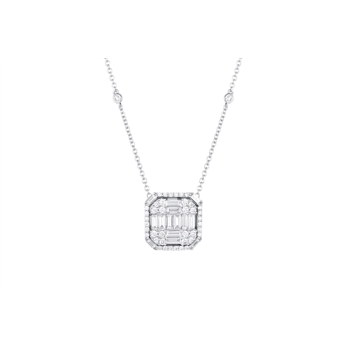 Necklaces Jewelry in White Gold 455725