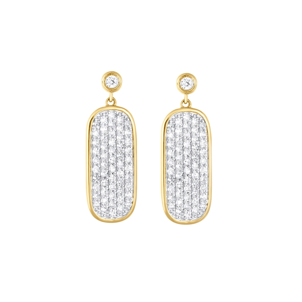 Earrings Earrings in Mixed Metals containing Diamond 455759