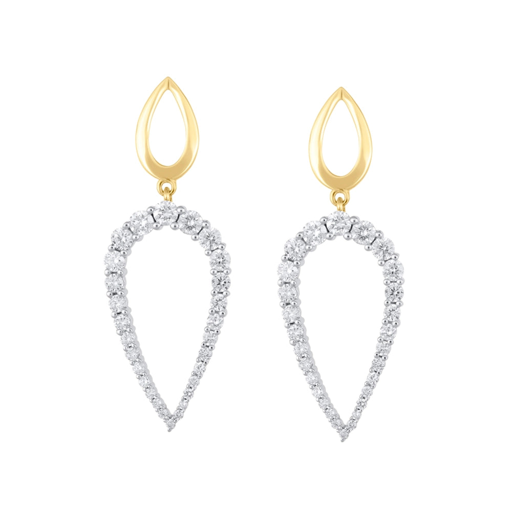 Earrings Earrings in Mixed Metals containing Diamond 455761