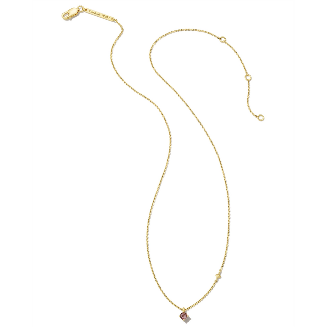 Kendra Scott Necklaces in Alternative Metals containing Pink tourmaline 9608859515
