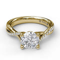 Fana Engagement Rings in Yellow Gold containing Diamond 455905