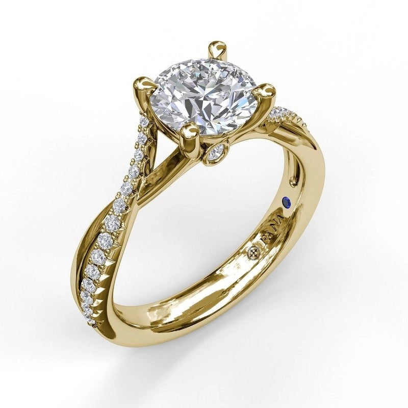 Fana Engagement Rings in Yellow Gold containing Diamond 455905