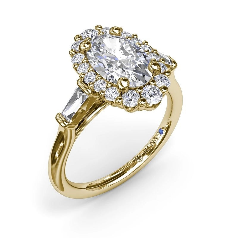 Fana Engagement Rings in Yellow Gold containing Diamond S4261-2_0CT-OV-14KYG