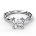 Fana Rings in White Gold containing Diamond S3901-2_0CT-RD-14KWG-6H