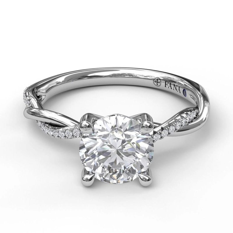 Fana Rings in White Gold containing Diamond S3901-2_0CT-RD-14KWG-6H