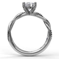 Fana Rings in White Gold containing Diamond S3901-2_0CT-RD-14KWG-6H