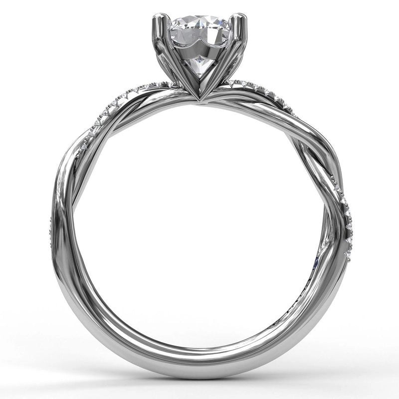 Fana Rings in White Gold containing Diamond S3901-2_0CT-RD-14KWG-6H