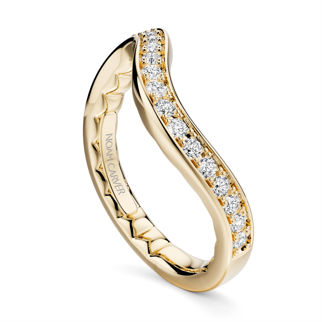 Noam Carver  Wedding Rings in Yellow Gold containing Diamond 455985