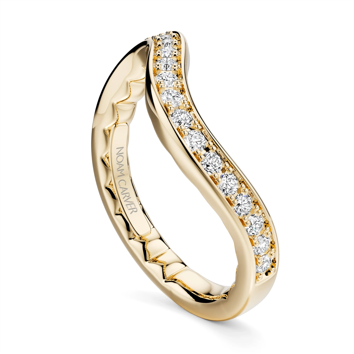 Noam Carver  Wedding Rings in Yellow Gold containing Diamond 455985
